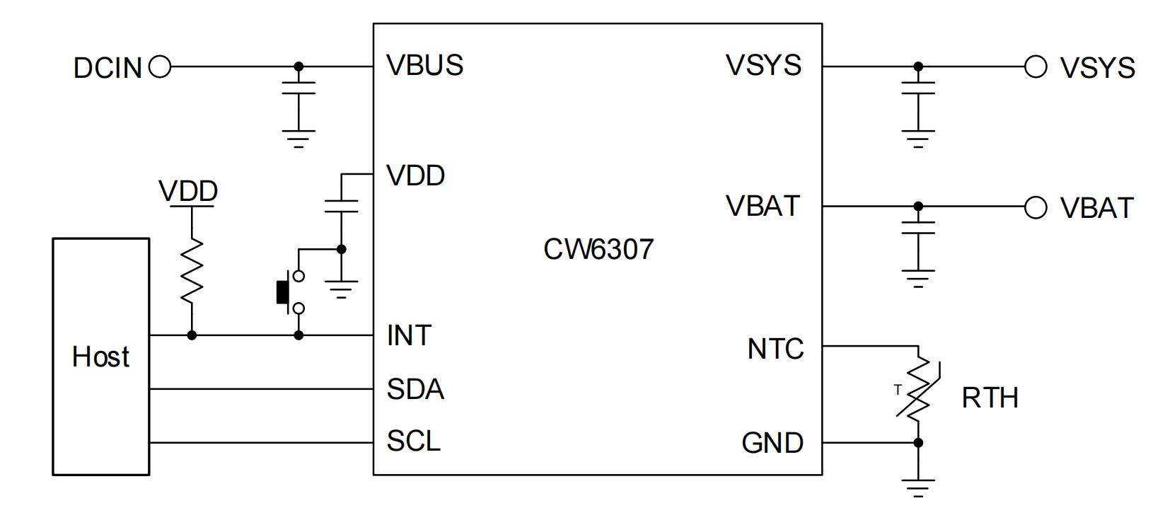 CW6307 Application Circuits