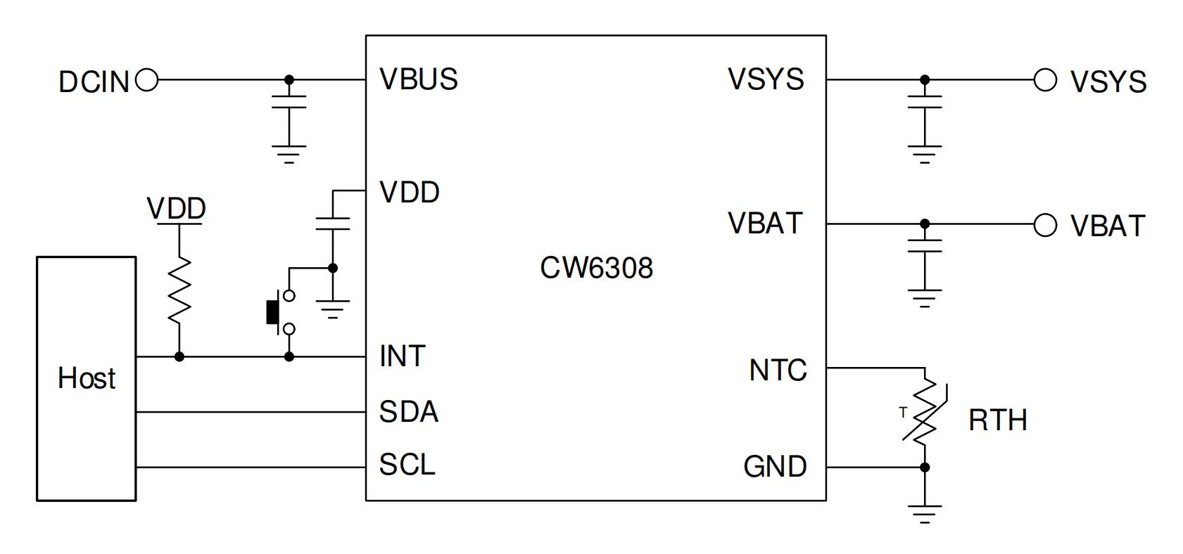 CW6308 Application Circuits